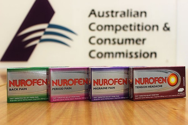 ACCC gives Reckitt Benckiser a legal headache over “identical” Nurofen products marketed at specific pains